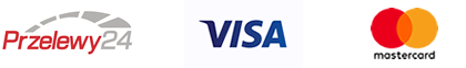Płatności: Przelewy24, Visa, Mastercard